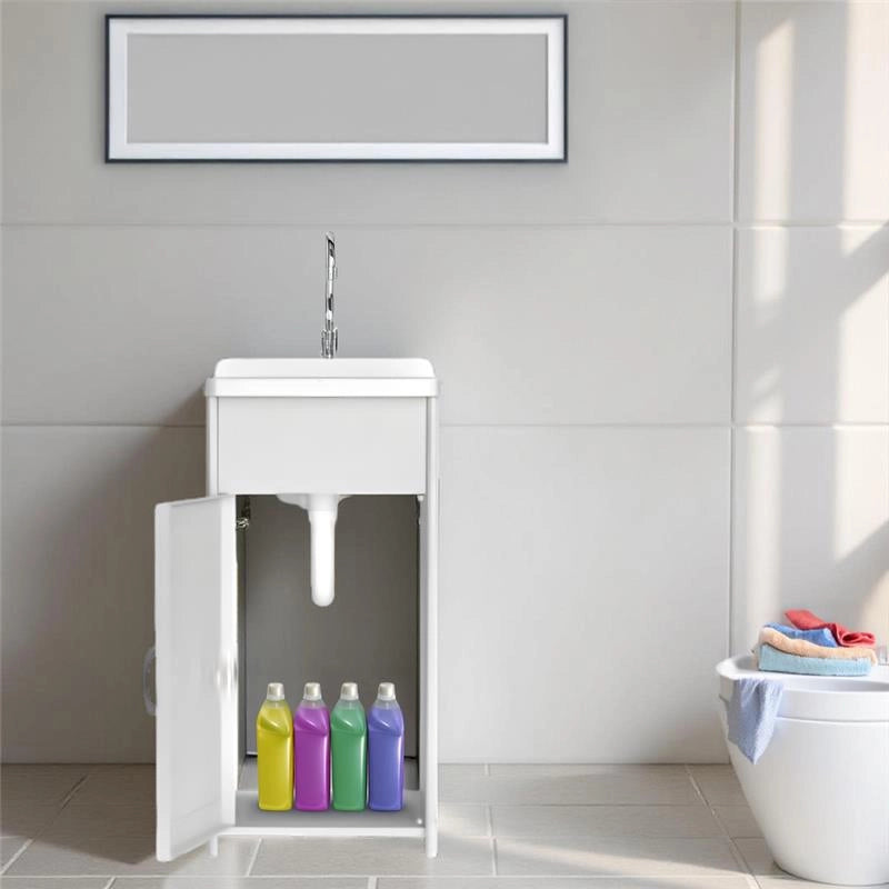 MINI LAVATOIO IN RESINA ESTREMAMENTE COMPATTO E STABILE PER INTERNI E ESTERNI 40LX40PX85H CM
