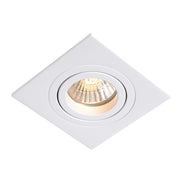 Faretto incasso Metis quadrato GU10 bianco Light Prestige