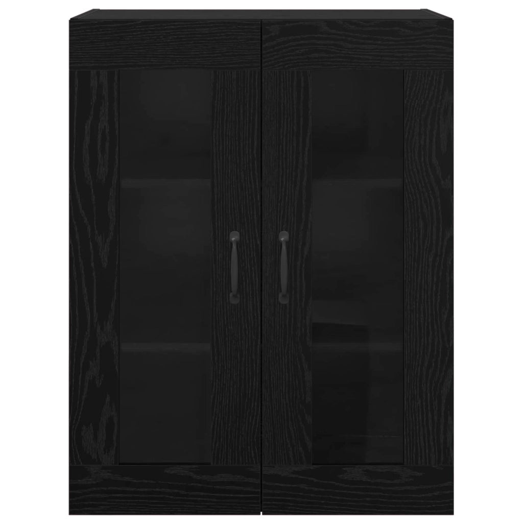 Armadio Montaggio a parete Rovere Nero 69,5 x 34 x 90 cm CFW9199028