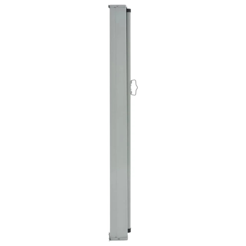 Tenda da sole laterale retrattile/schermo protettivo per patio giardino terrazza balcone 100 x 300 cm nero 02_0007179