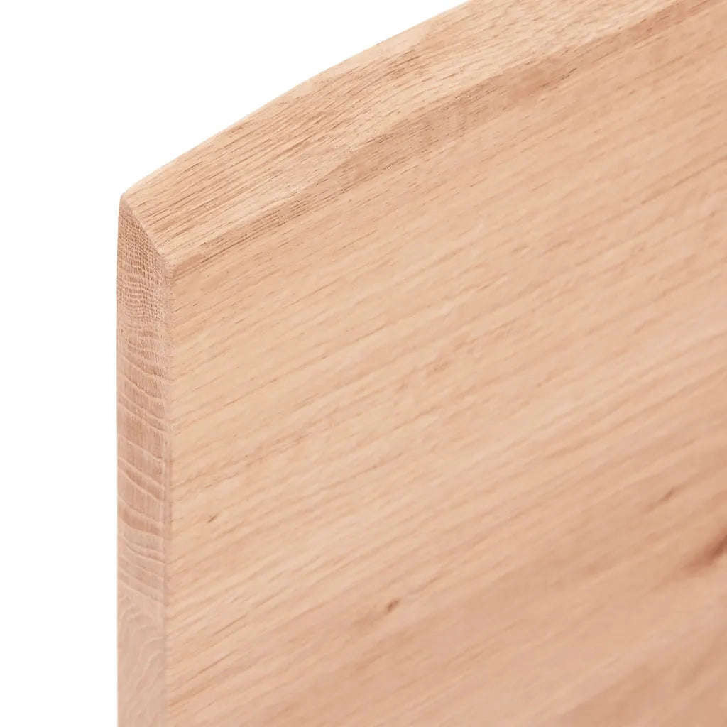 Ripiano Muro Marrone Chiaro 40x50x2 cm Massello Rovere Trattato 363632