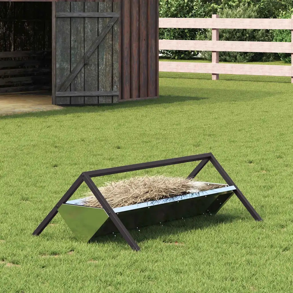 Abbeveratoio per bestiame Argento 111 x 76 x 38 cm CFW8246895