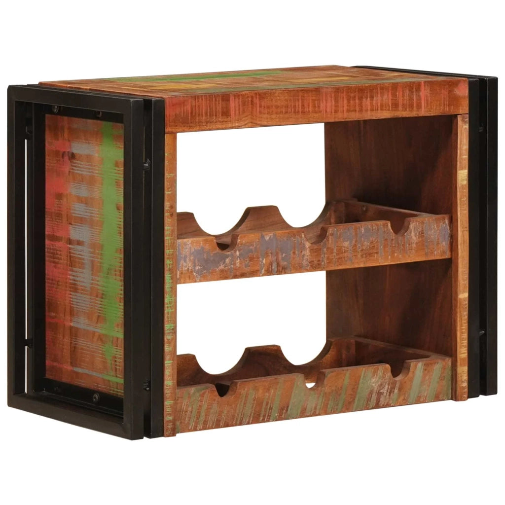 Portabottiglie Marrone 60 x 45 x 33 cm Legno massello riciclato CFW9645355