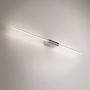 Brilliant Lampada da Parete e Soffitto Lineare LED in Cromo Lucido, Design Minimalista per Interni, Versatile, 9W, Lunghezza 87,2 cm, IP20, 360 Gradi