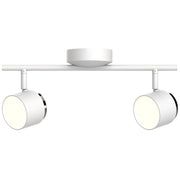 Lampada parete/soffitto LED 2 luci bianca 3000K Polux KUBIK 318220