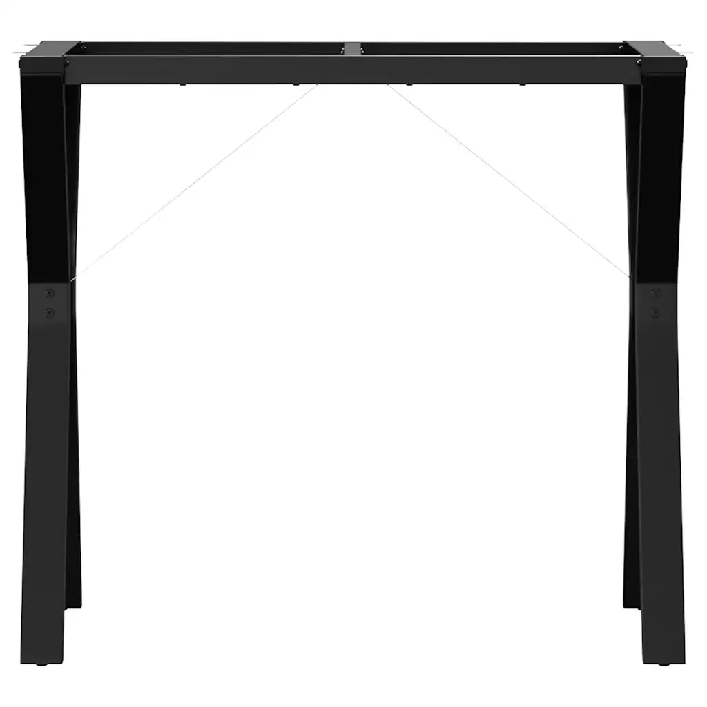 Telaio Gambe a Y per Tavolo da Pranzo 80x40x73 cm in Acciaio 357933