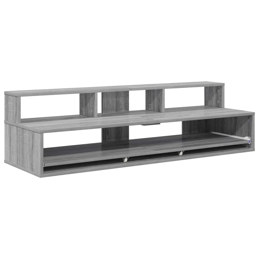 Scrivania studio Sonoma grigio 130 x 42,5 x 36 cm 8006729