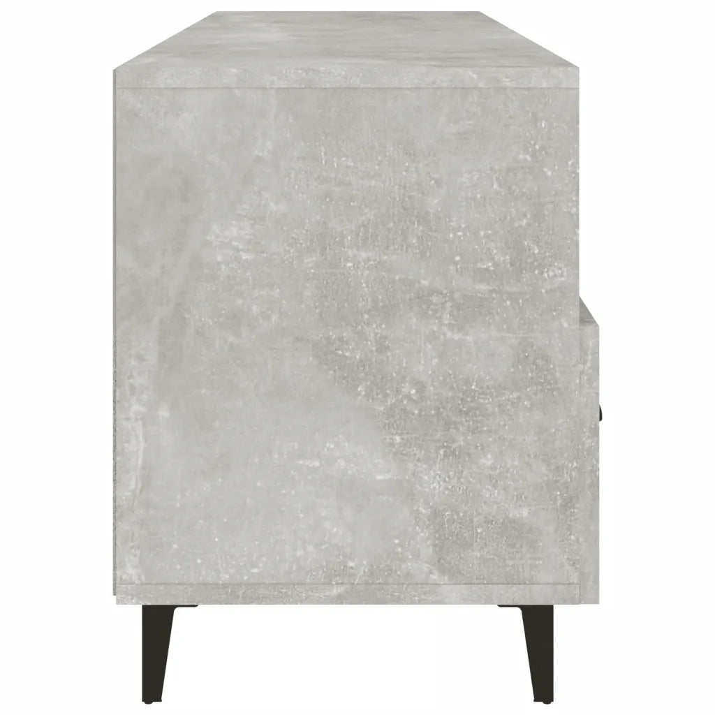 Mobile Porta TV Grigio Cemento 102x35x50 cm Legno Multistrato 812613