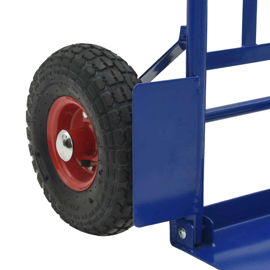 Carrello Pieghevole Estensibile Blu e Rosso 57 x 46 x 113 cm CFW1777919