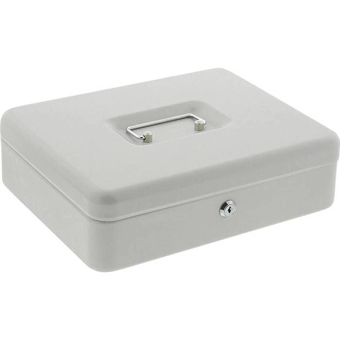Portamonete - BURG WACHTER - Money 5030 Grigio Chiaro - Apertura con chiave, acciaio grigio chiaro