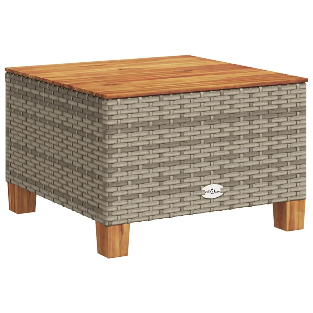 Set Divani da Giardino 11 pz con Cuscini in Polyrattan Grigio 3262056