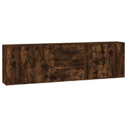Credenza buffet cassettiera mobile contenitore organizer cucina soggiorno soggiorni 3 pz derivati ​​del legno marrone 02_0037057