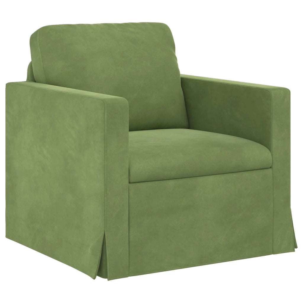 Set di divani 2 pcs Verde chiaro 228 x 78 x 80 cm Velluto