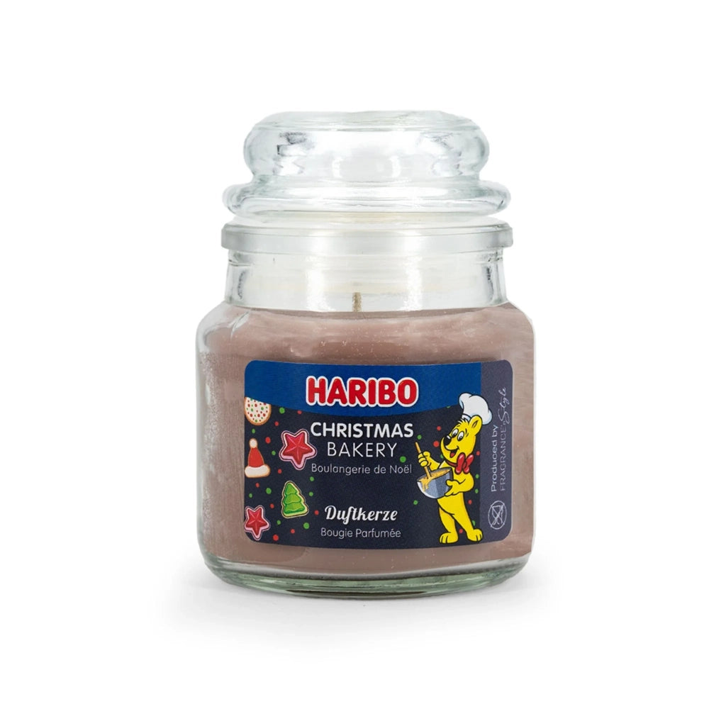 Set di 3 candele profumate alla frutta misura 9 x 6,5 cm atmosfera calda e allegra finitura in vetro trasparente 13_0017563