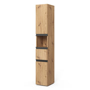 Vicco Armadio per il bagno Artigiano 30 x 181 cm con 2 porte