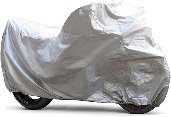 Hoesa Motoridraulica Impermeabile - Protezione Universale per Motori e Scooter - Copertura Argentata