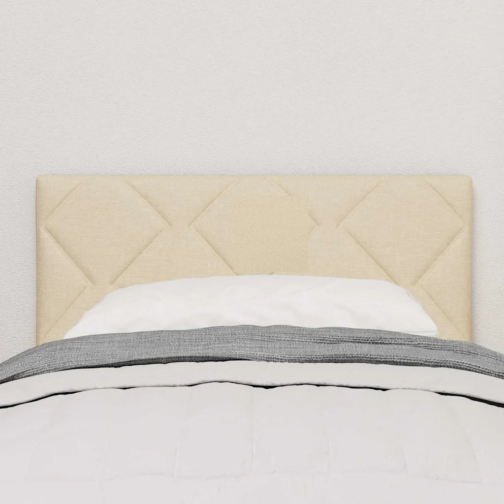 Testiera-Testata-Testiera Decorativa Crema 80 cm Pelle Sintetica
