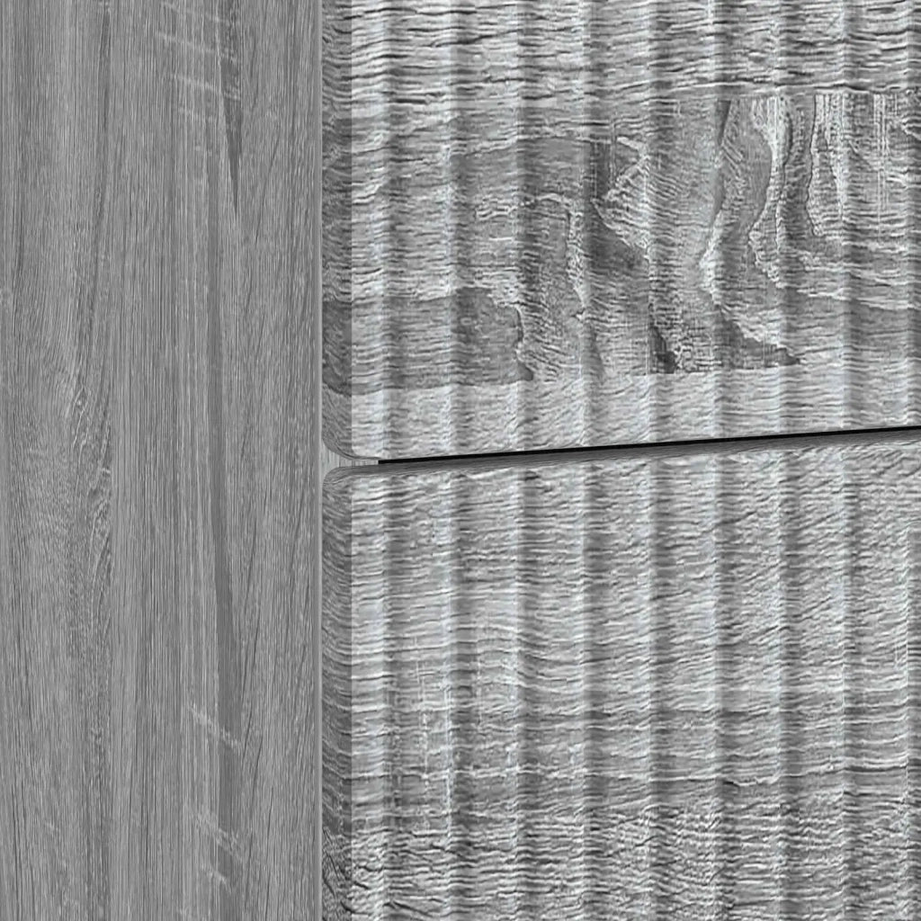 Armadio da Notte 2 pcs Grigio Sonoma 43 x 34,5 x 47,5 cm 894768
