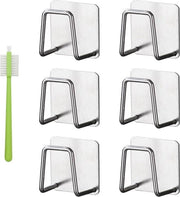Sostegno per Lavello Autoadesivo Metallo - Sostegno per Lavello da Cucina Senza Forare - Set di 6 Sostegni per Lavello Lavello Magnetici