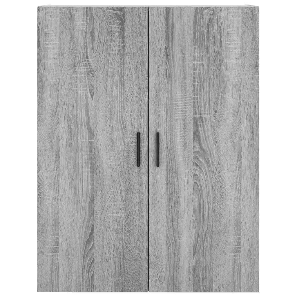 Credenza Grigio Sonoma 69,5x34x180 cm in Legno Multistrato 3196089