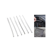 Trade Shop - Strisce Cromate Universali Per Bocchetta Aria Condizionata Auto Macchina 21.5 Cm -
