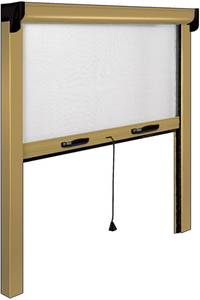 Zanzariera kit bronzo 100/80x160 ap verticale maurer