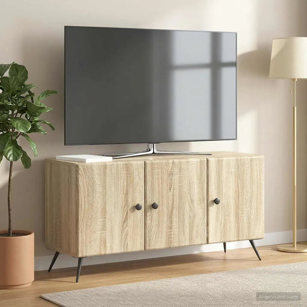 Mobile TV Rovere Sonoma 99 x 34,5 x 50 cm Legno ingegnerizzato 895637