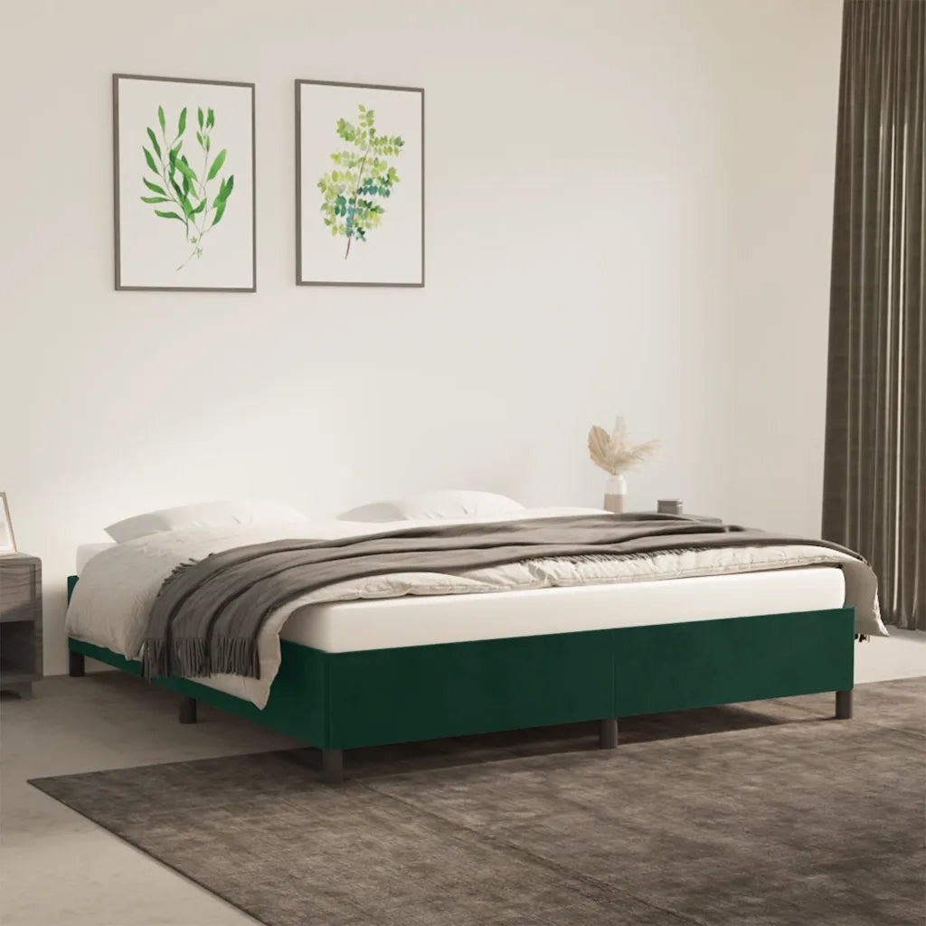 Giroletto Verde Scuro 180x200 cm in Velluto cod mxl 60870