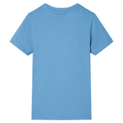 Maglietta da Bambino Blu Medio 116