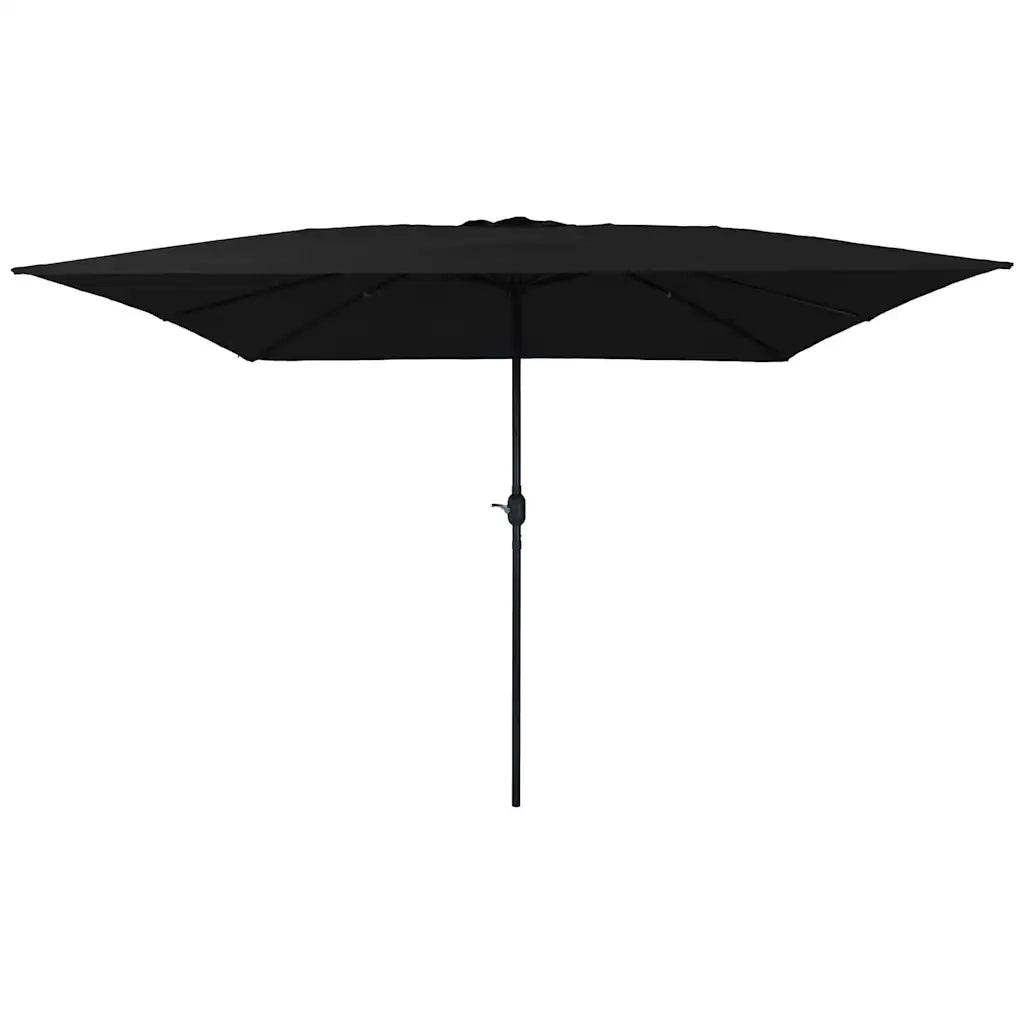 Ombrello da giardino Nero 295 x 295 x 245 cm 42003658