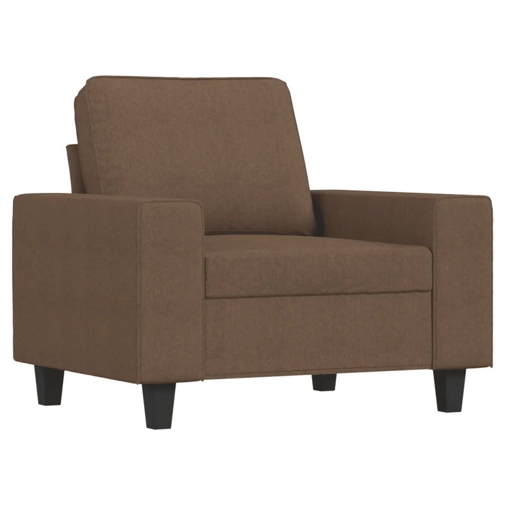 Poltrona-Divano Sedia-Poltroncina Marrone 60 cm in Tessuto 534414