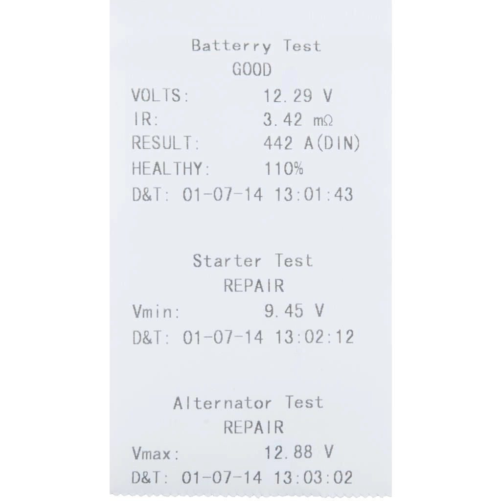 KS Tools 550.1646 tester per batterie Nero, Blu