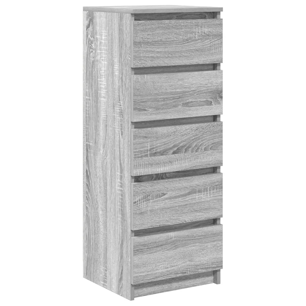 Credenza con Cassetti-Buffet-Armadio da cucina Grigio Sonoma 37,5x35x99 cm in Truciolato
