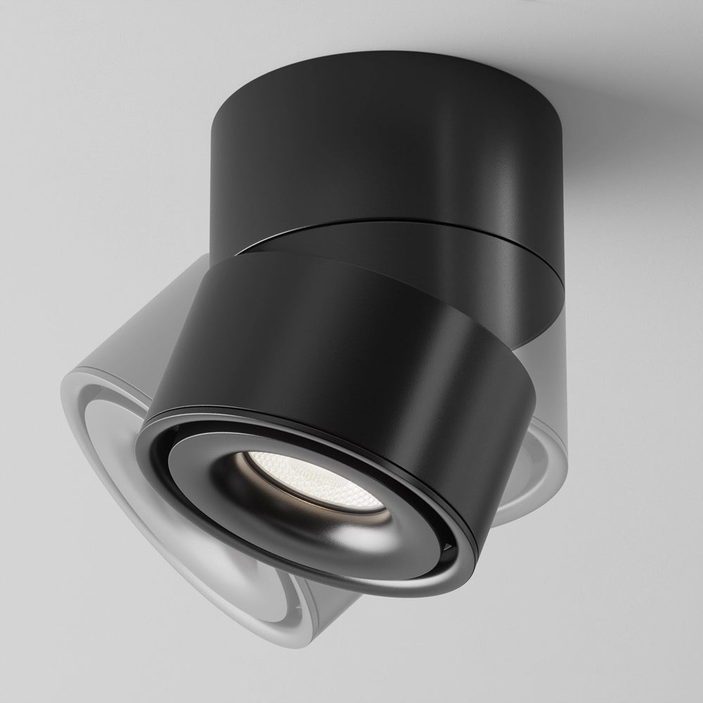 Plafoniera LED Maytoni Yin nera 15W 4000K dimmer IP20