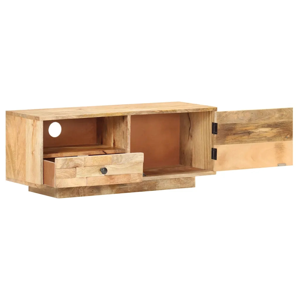 Mobile Porta TV 90x30x35 cm in Legno Massello di Mango 320466