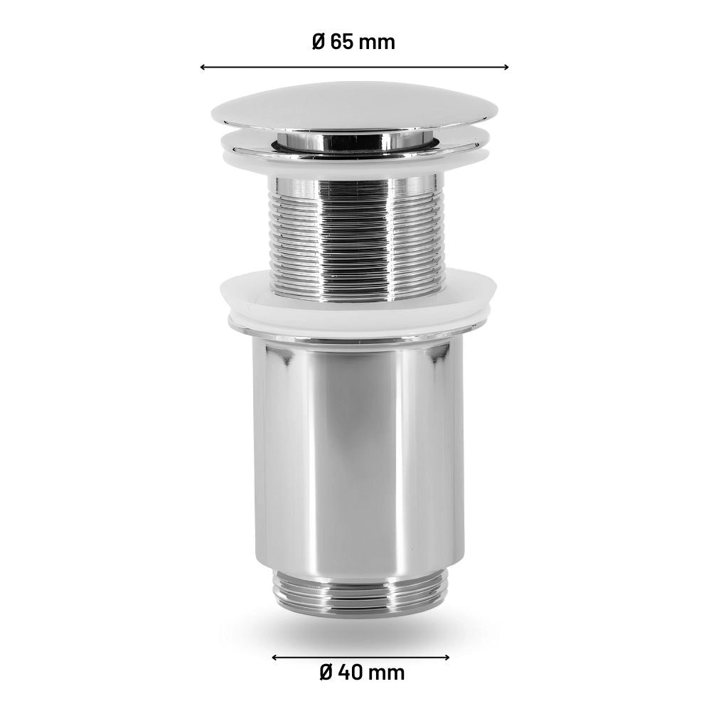 Piletta universale miscelatore ottone lavabo bidet click clack tappo vasca bagno *** tipo di accessorio senza troppop...