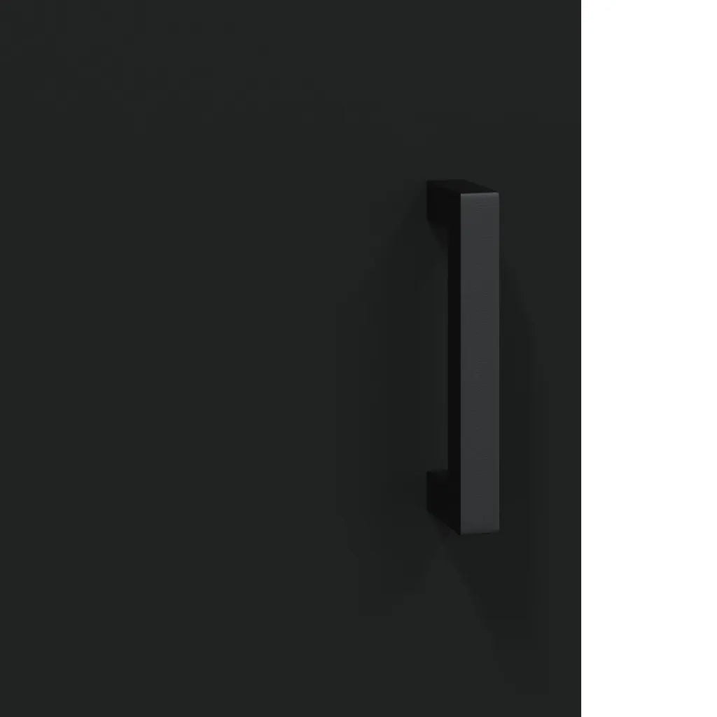 Mobile Porta TV Nero 150x30x50 cm in Legno Multistrato 829101