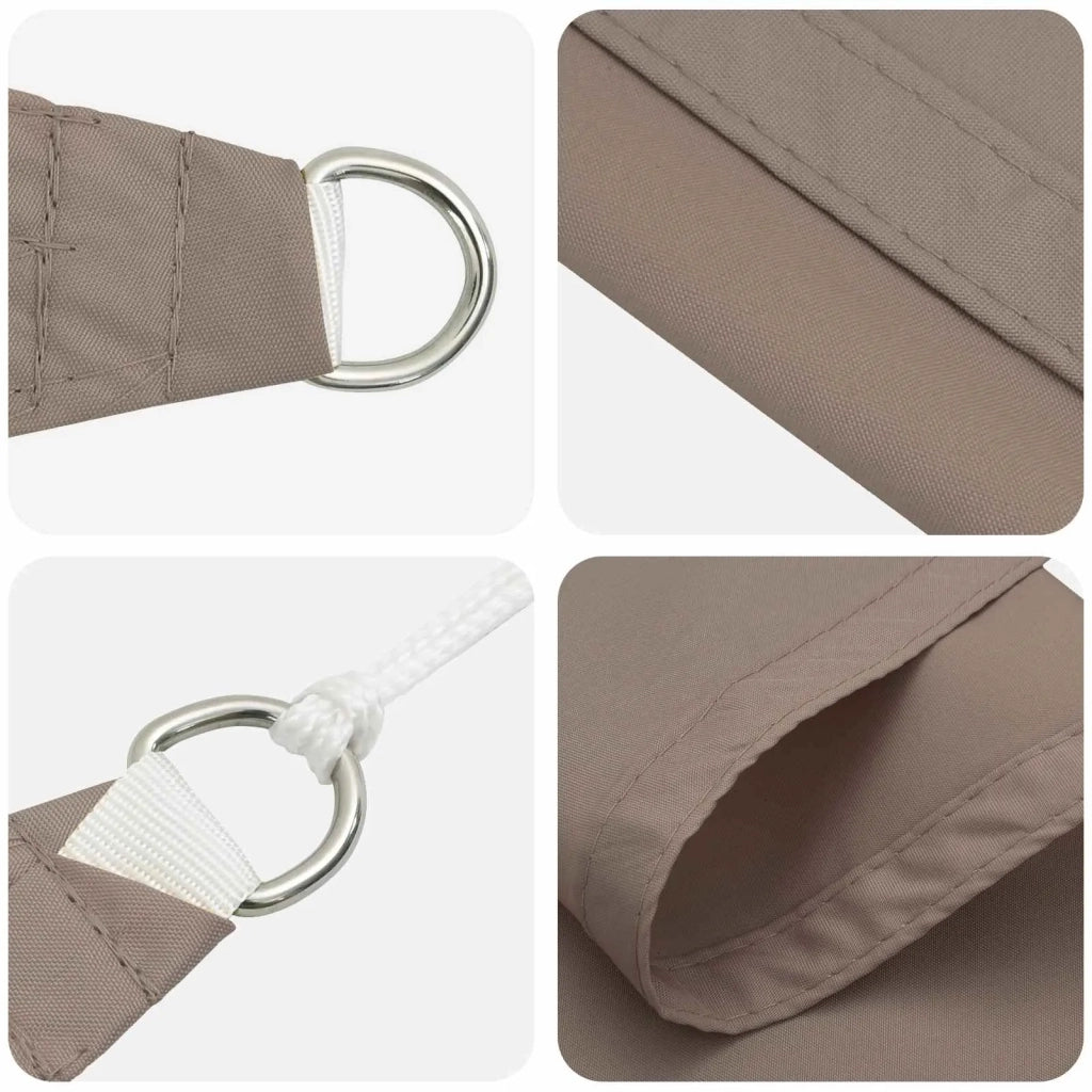 Vela da ombra solare Tortora 6 x 2 m 100% Poliestere Oxford 42031014