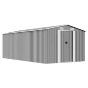 Capanno da Giardino 257x489x181 cm in Metallo Grigio cod mxl 41384