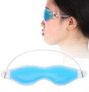 Maschera per gli occhi ricaricabile - Compresso raffreddante/caldo - Occhi stanchi - Cerchi scuri - PVC - 1 pezzo - Compresso per gli occhi
