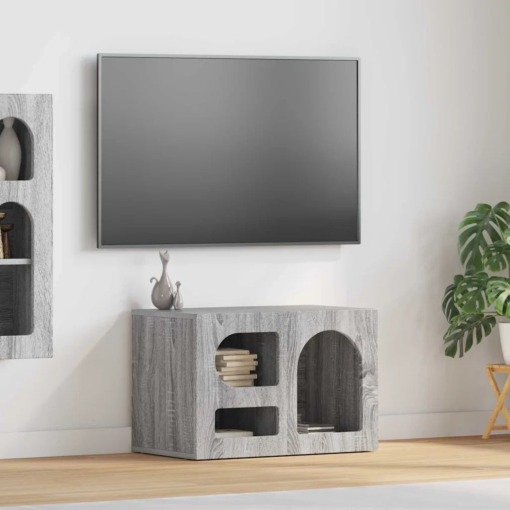 Mobile TV Grigio Sonoma 60 x 35 x 40 cm Legno multistrato 891290