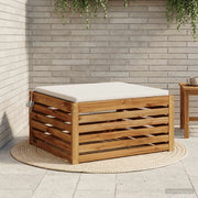 Cuscino per Sedia in Unico Pezzo SOEST 100% Poliestere Bianco 944591