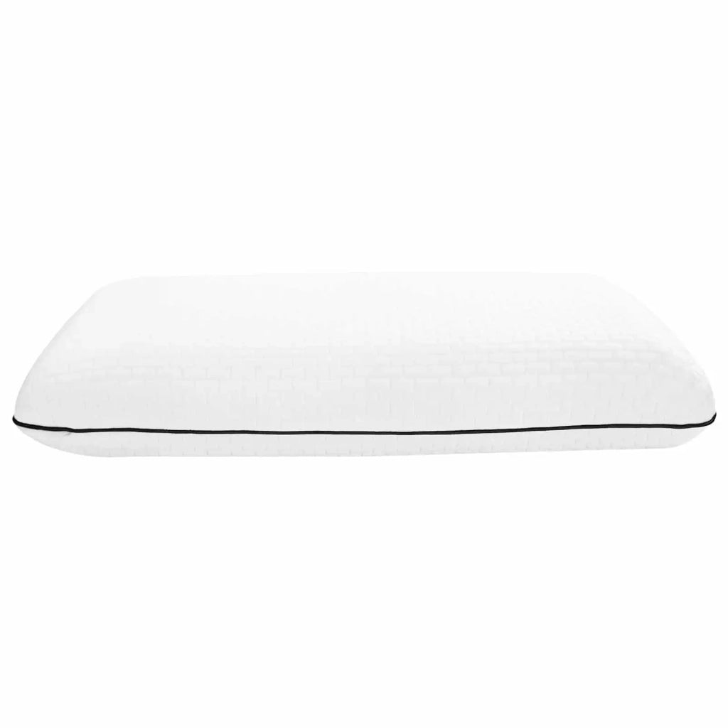 Cuscino da Letto Tinta unita Bianco 60 x 40 x 10 cm Schiuma Gel