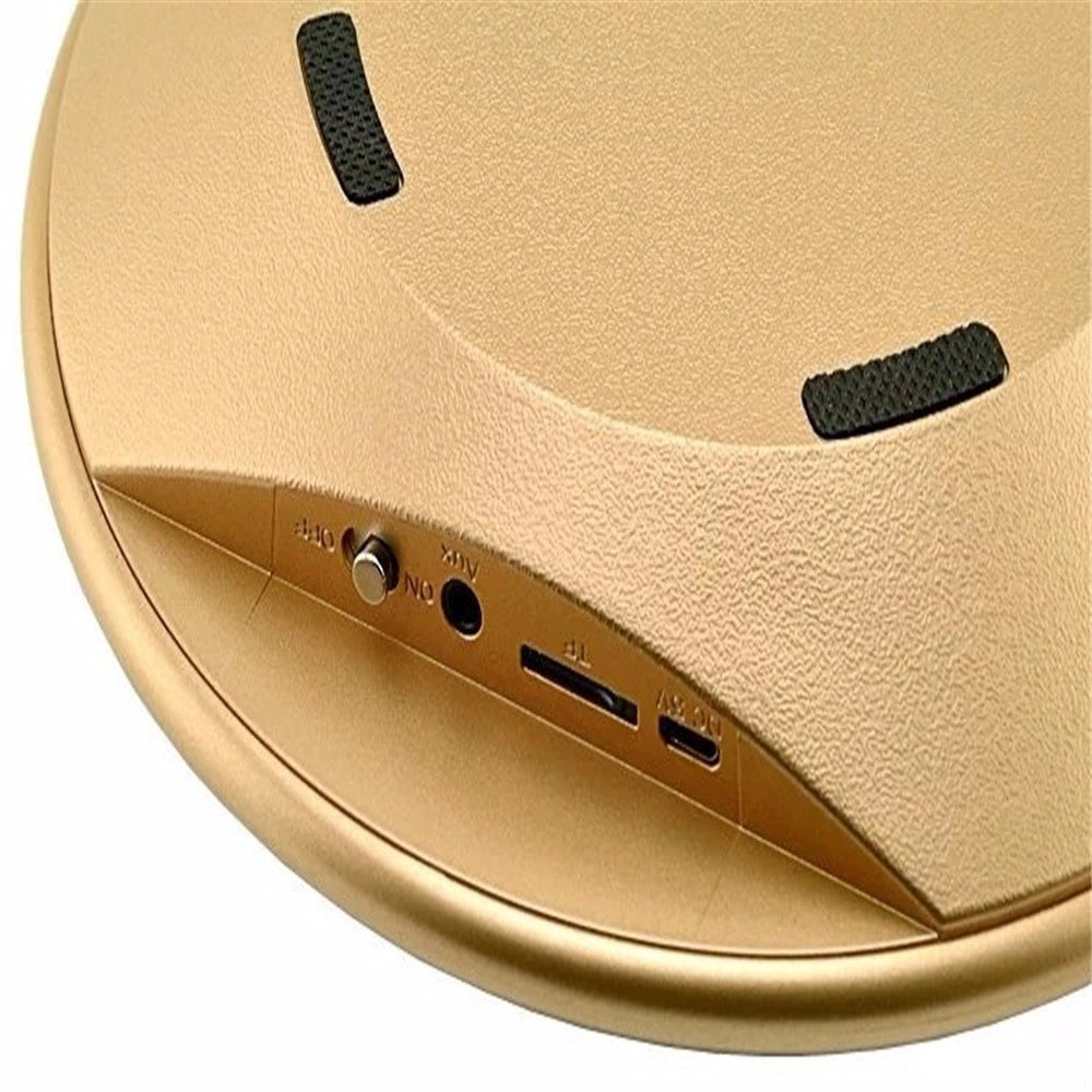 Trade Shop - Altoparlante Bluetooth Con Orologio Radio Tf Card Aux 3w Wireless Per Cellulare -