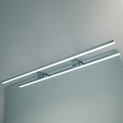 LAMPADA LED 11W 75X11XH4.5CM IN ALLUMINIO CROMO.