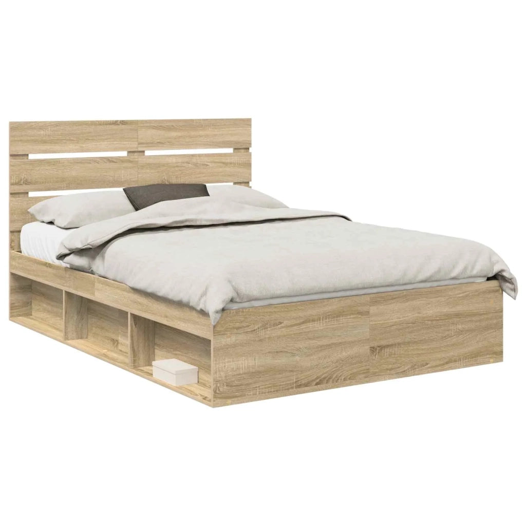 Struttura del letto Sonoma 140 x 190 cm Pino massello 3411746