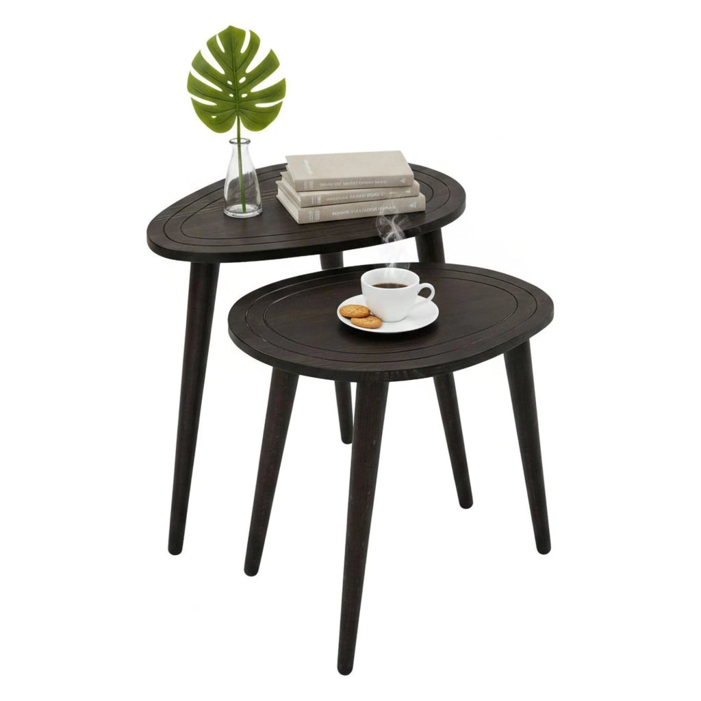 Tavolino da salotto Janequeo, Tavolo basso da caffè, Portariviste per divano, Ripiano da soggiorno, 50x33h52 cm, Antracite