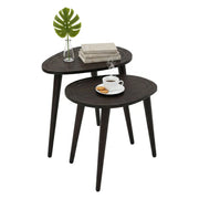 Tavolino da salotto Janequeo, Tavolo basso da caffè, Portariviste per divano, Ripiano da soggiorno, 50x33h52 cm, Antracite