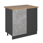 Vicco Mobile ad angolo cucina Calcestruzzo 86 cm , PL Rovere