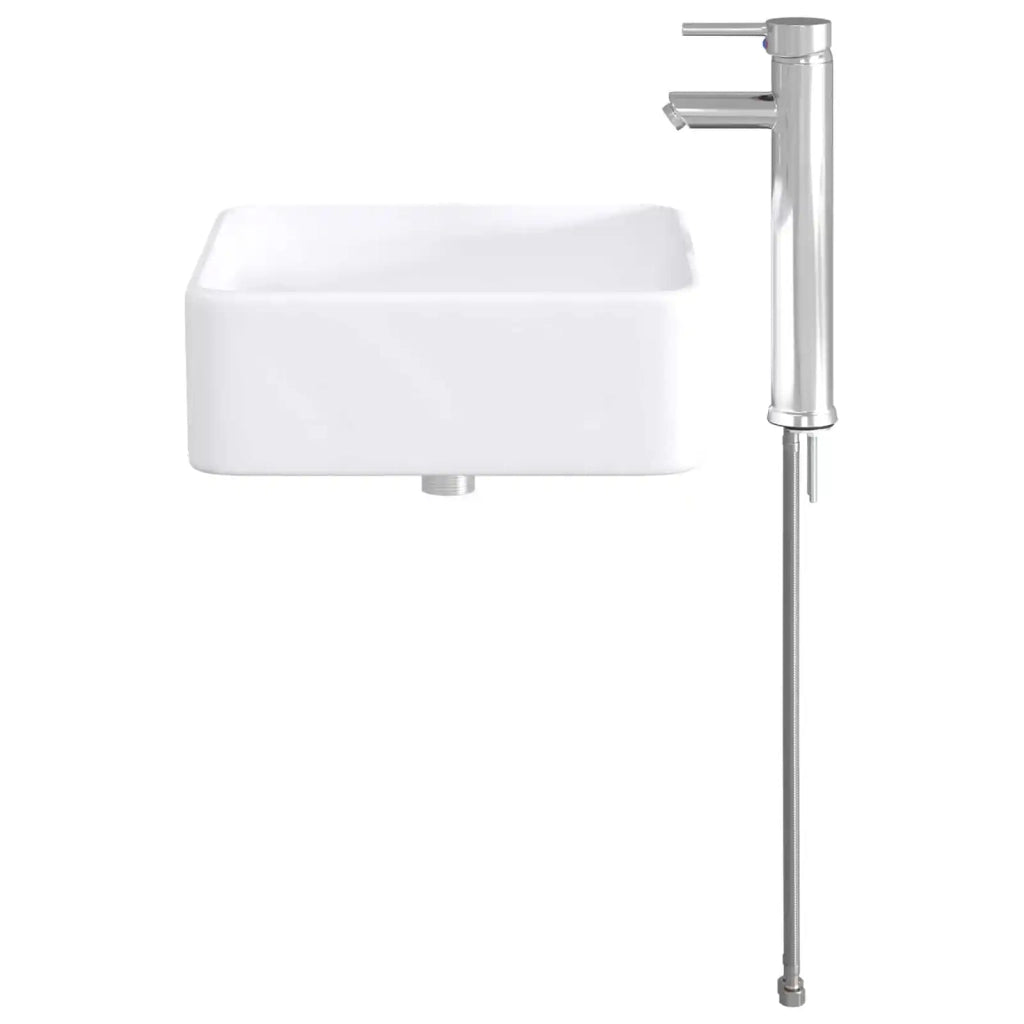 Lavabo da bagno Cromato 36,5 x 36,5 x 13 cm Metallo CFW2279983